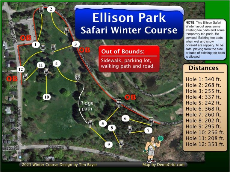 Ellison Winter Map